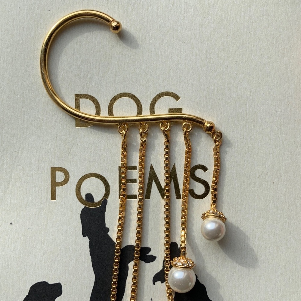 Gold ear cuffs